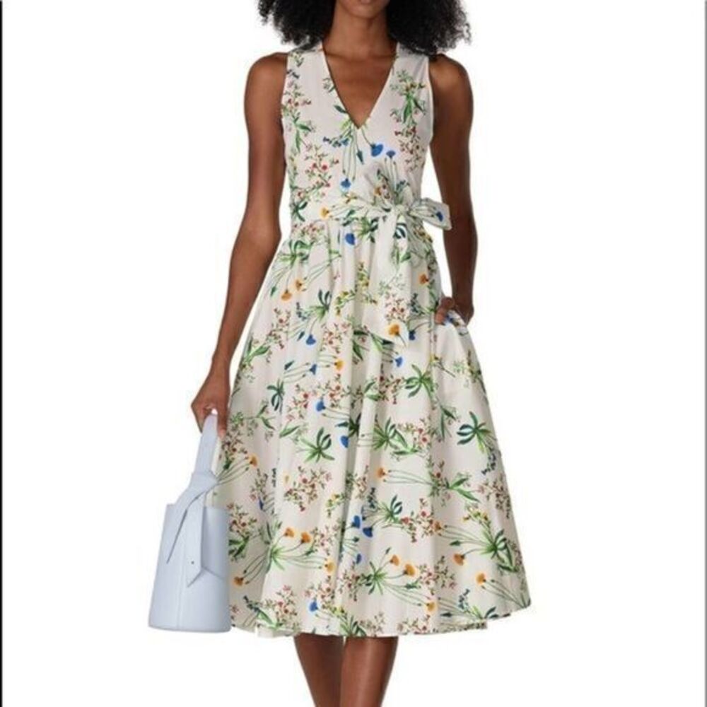 MARISSA WEBB Collective Floral Fit &flare Dress SIZE 8R